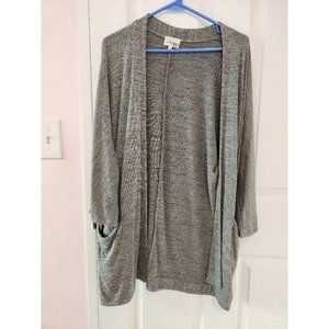 Aritzia Wilfred Free Grey Cardigan (Size Medium)